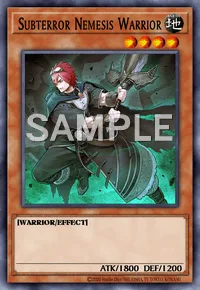 Subterror Nemesis Warrior, Yu-Gi-Oh! card, EARTH