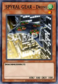 SPYRAL GEAR - Drone, Yu-Gi-Oh! card, WIND