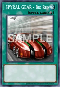 SPYRAL GEAR - Big Red, Yu-Gi-Oh! card, SPELL