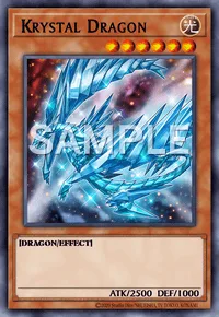 Krystal Dragon, Yu-Gi-Oh! card, LIGHT