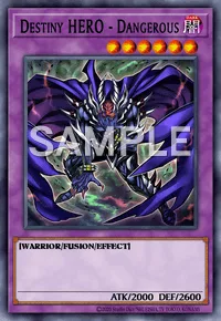 Destiny HERO - Dangerous, Yu-Gi-Oh! card, DARK