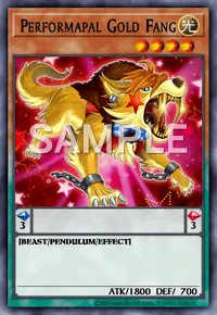 Performapal Gold Fang, Yu-Gi-Oh! card, LIGHT