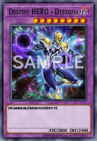Destiny HERO - Dystopia, Yu-Gi-Oh! card, DARK