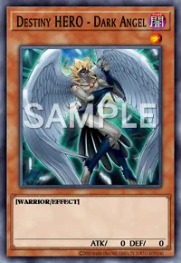 Destiny HERO - Dark Angel, Yu-Gi-Oh! card, DARK