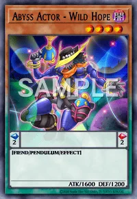 Abyss Actor - Wild Hope, Yu-Gi-Oh! card, DARK