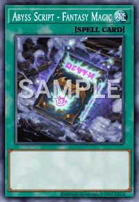 Abyss Script - Fantasy Magic, Yu-Gi-Oh! card, SPELL