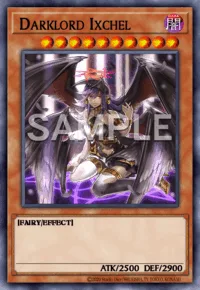Darklord Ixchel, Yu-Gi-Oh! card, DARK
