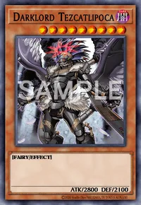 Darklord Tezcatlipoca, Yu-Gi-Oh! card, DARK
