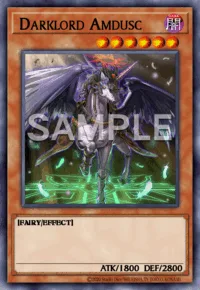 Darklord Amdusc, Yu-Gi-Oh! card, DARK