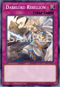 Darklord Rebellion, Yu-Gi-Oh! card, TRAP