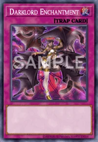 Darklord Enchantment, Yu-Gi-Oh! card, TRAP