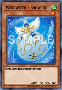 Windwitch - Snow Bell, Yu-Gi-Oh! card, WIND