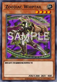 Zoodiac Whiptail, Yu-Gi-Oh! card, EARTH
