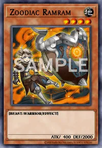 Zoodiac Ramram, Yu-Gi-Oh! card, EARTH