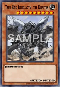 True King Lithosagym, the Disaster, Yu-Gi-Oh! card, EARTH