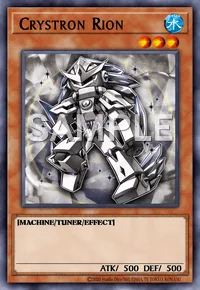 Crystron Rion, Yu-Gi-Oh! card, WATER