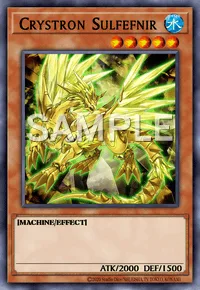 Crystron Sulfefnir, Yu-Gi-Oh! card, WATER