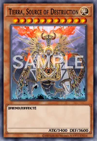 Tierra, Source of Destruction, Yu-Gi-Oh! card, LIGHT