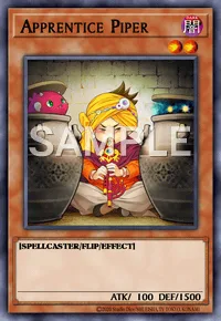 Apprentice Piper, Yu-Gi-Oh! card, DARK