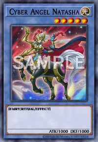 Cyber Angel Natasha, Yu-Gi-Oh! card, LIGHT