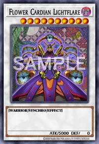 Flower Cardian Lightflare, Yu-Gi-Oh! card, DARK
