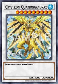 Crystron Quariongandrax, Yu-Gi-Oh! card, WATER