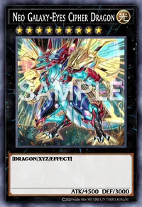Neo Galaxy-Eyes Cipher Dragon, Yu-Gi-Oh! card, LIGHT