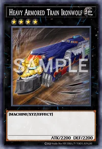 Heavy Armored Train Ironwolf, Yu-Gi-Oh! card, EARTH