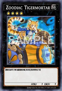 Zoodiac Tigermortar, Yu-Gi-Oh! card, EARTH