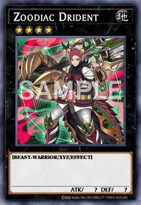 Zoodiac Drident, Yu-Gi-Oh! card, EARTH