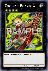 Zoodiac Boarbow, Yu-Gi-Oh! card, EARTH