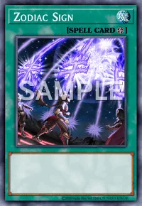 Zodiac Sign, Yu-Gi-Oh! card, SPELL