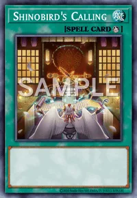 Shinobird's Calling, Yu-Gi-Oh! card, SPELL