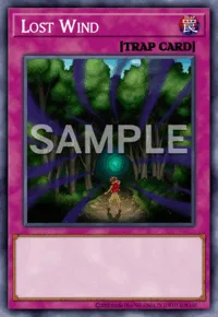 Lost Wind, Yu-Gi-Oh! card, TRAP