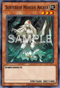 Subterror Nemesis Archer, Yu-Gi-Oh! card, EARTH