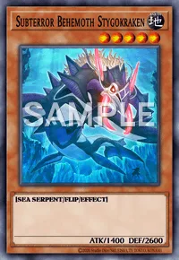 Subterror Behemoth Stygokraken, Yu-Gi-Oh! card, EARTH