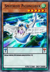Speedroid Passinglider, Yu-Gi-Oh! card, WIND