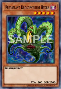 Predaplant Drosophyllum Hydra, Yu-Gi-Oh! card, DARK