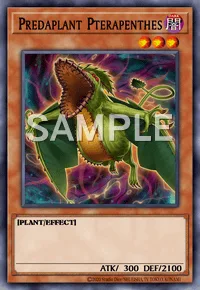 Predaplant Pterapenthes, Yu-Gi-Oh! card, DARK