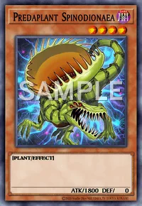 Predaplant Spinodionaea, Yu-Gi-Oh! card, DARK