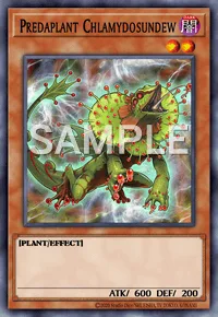 Predaplant Chlamydosundew, Yu-Gi-Oh! card, DARK