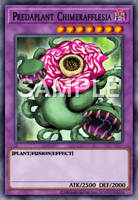 Predaplant Chimerafflesia, Yu-Gi-Oh! card, DARK
