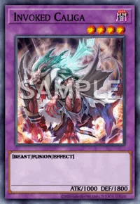 Invoked Caliga, Yu-Gi-Oh! card, DARK