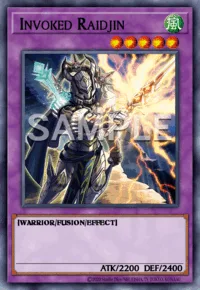 Invoked Raidjin, Yu-Gi-Oh! card, WIND