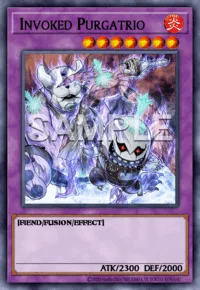 Invoked Purgatrio, Yu-Gi-Oh! card, FIRE