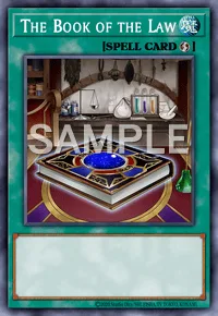 The Book of the Law, Yu-Gi-Oh! card, SPELL