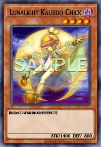 Lunalight Kaleido Chick, Yu-Gi-Oh! card, DARK