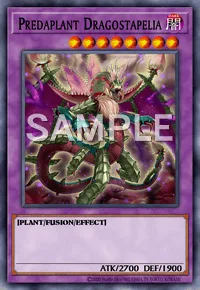 Predaplant Dragostapelia, Yu-Gi-Oh! card, DARK
