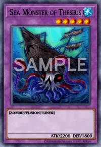 Sea Monster of Theseus, Yu-Gi-Oh! card, WATER