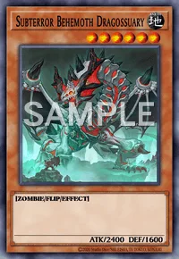 Subterror Behemoth Dragossuary, Yu-Gi-Oh! card, EARTH